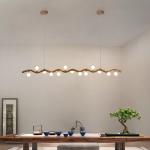 Japanese Tree Branch Resin Chandeliers Simple Retro Designer Pendant Lights for Bar Table Dining Room Kitchen Island Led Lamp