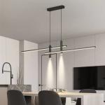 LED Pendant Light Restaurant Hanging Lamp Smart Remote Control Adjustable Color Temperature Brightness Living Room Indoor Light