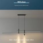 LED Pendant Light Restaurant Hanging Lamp Smart Remote Control Adjustable Color Temperature Brightness Living Room Indoor Light