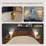 PoKat 20.75" Small Modern Ceramic Table Lamps Set of 2 for Bedroom, White Bedside Lamps for Night Stands, Farmhouse Desk Decor Nightstand Table Lamps for Living Room End Table Beige