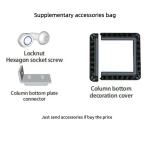 3X4 Pergola Roller Shutter And LED Light Waterproof Outdoor Pergola Garden Gazebo Aluminium Outdoor Motorized