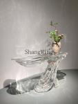 FG light luxury high-grade acrylic entrance table Home villa crystal entrance table Wall decoration table