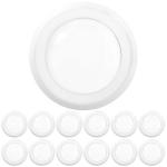 Sunco Lighting 12 Pack 5/6” LED Disk Lights Flush Mount Ceiling Light Fixture Recessed 6000K Daylight Deluxe, 100W Equivalent 15W, 1050LM, Dimmable Low Profile Surface Mount ETL.