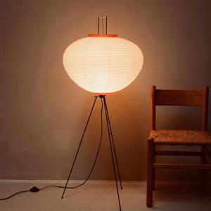 Vintage LED Atmosphere Floor To Ceiling Rice Paper Lamp Villa Living Room Bedroom Study Art Decoration Lighting Fixtures