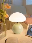 A pink/orange/red/white/beige USB socket decorative table lamp for room light decorative lamp, night light, desk light.