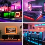 40M/131Ft Led Strip Lights APP 44Key Remote Control USB 5V Music Sync RGB Flexible Tape Diode Lights for Party Home Luces Led