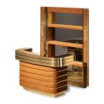 Light Luxury Muntjac Deerskin High-end Wine Cabinet Italian Art Custom Bar Table Villa Home Wall Locker