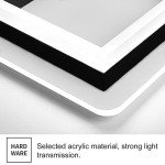 Modern LED Square Flush Mount Ceiling Light