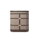 floor-to-ceiling solid wood storage cabinet with mirror, light luxury high-end luxury house, designer jewelry cabinet