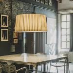 Nordic Designer Fabric Restaurant Pendant Light Modern Minimalist Chandelier for Living Room Dining Table Bedroom Home Led Lamp