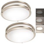 OOWOLF 2-Pack Dimmable 36W LED Ceiling Lights
