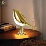 Nordic Modern Magpie Led Desk Light Bedroom Study Bedside Lamp Living Room Decorate Touch Bird Floor Lamps Car Aromatherapy Lamp