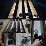 Fabric Led Floor Lights for Living Room Sofa Side Decorative Wood Standing Lamps Light Bedroom Bedside Light Home Decor