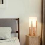 Floor Lamp Nordic Designers japanese style lamp for Living Room Bedroom Sofa Bedside Solid Wood bedroom decor light