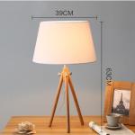 Floor lamp bedroom living room office simple modern solid wood warm vertical triangular creative personality desk lamp