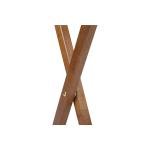 Indoor Single Folding TV Tray Table Set of 2 in Walnut L19 x W15 x H26 inches