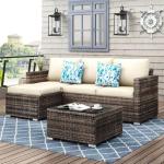 Rosient Large Outdoor Wall Light Fixture, 24" Modern Exterior Wall Lantern with Water Ripple Glass, Matte Black Waterproof Wall Sconce Porch Light for Patio, Garage, Front Door, Garden, Yard, Entryway