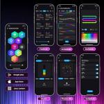 ISOPHO Permanent Outdoor Lights, Smart RGB String Lights with 75 Scene Modes, 100ft Eaves LED Light, Waterproof IP67, Applicable to All Holidays, Parties, Halloween, Christmas, App & Remote Control