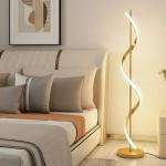 Modern Nordic Rotate Design Aluminum Material Floor Lamps Dimmable For Living Dining Room Bedroom Sofa Simple Stair Home