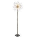 Nordic Wind Net Red Dandelion Crystal Floor Lamp Living Room Guest House Vertical Light Bedroom Bedside Shop Chandelier