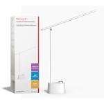 Honeywell Upgraded LED Desk Lamp - H01 Pro Sunturalux™ Foldable Desk Light with USB A+C Charging Port, 3 Color Modes Dimmable Table Lamp for Home Office Reading(White)