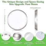 13 Inch Dimmable LED Ceiling Light Fixture, 4000 Lumens Super Bright 36W Flush Mount Ceiling Light, 2700K/3000K/4000K/5000K/6500K Adjustable Modern Ceiling Lamps for Bedroom Kitchen Bathroom, 2 Packs