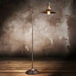 Modern Retro Metal Led Floor Lamp Art Design Standing Light For Living Room Bedroom Loft Indoor Home Decorative Lighting Fixture