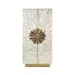 Light luxury high-end wine cabinet Fritillary living room against the wall villa modern high-end light strip glass