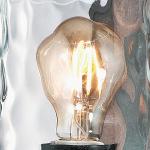 Westinghouse 6331600 Barnwell One-Light Indoor Wall Fixture, Textured Iron and Barnwood Finish with Clear Hammered Glass, 1