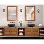 Westinghouse 6331600 Barnwell One-Light Indoor Wall Fixture, Textured Iron and Barnwood Finish with Clear Hammered Glass, 1