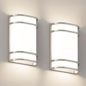 AKAARI Led Wall Lights Indoor- 10 Inch Modern Wall Sconce Lighting 3000K/4500K/6000K Adjustable Led Wall Lamps for Hallway, Staircase, Corridor, Bedroom, Living Room, Kitchen