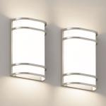 AKAARI Led Wall Lights Indoor- 10 Inch Modern Wall Sconce Lighting 3000K/4500K/6000K Adjustable Led Wall Lamps for Hallway, Staircase, Corridor, Bedroom, Living Room, Kitchen
