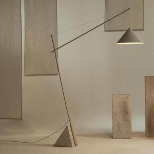 Light French Floor Lamp Nordic Modern Living Room Lamp Bedroom Marble Standing Lamp Fishing Lamp Home Decoration Lamp LED Light