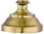 Regency Hill Traditional Style Table Lamp 26" High Antique Brass Gold Metal Candlestick White Tan Fabric Drum Shade Decor for Living Room Bedroom House Bedside Nightstand Home Office Family