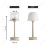 LED High Footed Water Ripple Atmosphere Desk Lamp Romantic Couple Gift Indoor Bedroom Projection Night Light