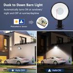 LED Barn Light, Dusk to Dawn Outdoor Lighting with 100W 10000LM 5000K Daylight, IP65 Waterproof Outdoor Security Flood Lights for Garage Yard Street Warehouse Use