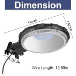 LED Barn Light, Dusk to Dawn Outdoor Lighting with 100W 10000LM 5000K Daylight, IP65 Waterproof Outdoor Security Flood Lights for Garage Yard Street Warehouse Use