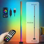 Led Floor Lamps Living Room Bedroom Colorful Nnight Llights Party E-sports Atmosphere Lights 120CM Multiple Color Switching