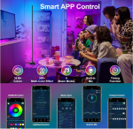 Led Floor Lamps Living Room Bedroom Colorful Nnight Llights Party E-sports Atmosphere Lights 120CM Multiple Color Switching