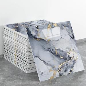 10-40PCS Imitation Marble 3D Ceramic Tile Wall Renovation Decoration Sticker Waterproof Self-adhesive Home Floor Sticker