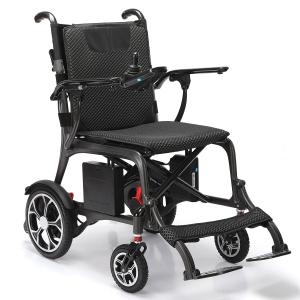 Ultra-Light Carbon Fiber Wheelchair Travel Outdoor Folding Portable Luxury Electric Wheelchair For The Disabled And Adults