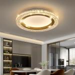 UOFUS 28W Gold LED Flush Mount Ceiling Light 12inch Modern Round Ceiling Light Fixture 3000K-6000K Super Bright Circle Ceiling Lamp for Bedroom Kitchen Bathroom Entryway Hallway Stairwell