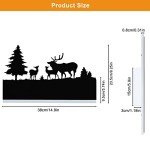 OIUNWLC Wall Sconce LED Wall lamp, Indoor Wall Light with Cartoon Animal Pattern Design, Metal Acrylic Wall Lighting Glow Up and Down for Mirror Living Room Bedroom Hallway, 12W (Forest Deer)