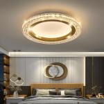 UOFUS 28W Gold LED Flush Mount Ceiling Light 12inch Modern Round Ceiling Light Fixture 3000K-6000K Super Bright Circle Ceiling Lamp for Bedroom Kitchen Bathroom Entryway Hallway Stairwell