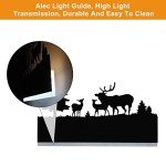 OIUNWLC Wall Sconce LED Wall lamp, Indoor Wall Light with Cartoon Animal Pattern Design, Metal Acrylic Wall Lighting Glow Up and Down for Mirror Living Room Bedroom Hallway, 12W (Forest Deer)