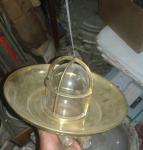 Antique Brass Compass Light Clock Sextant Marine Nautical Ceiling Decorative Boat