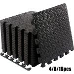 4/8/16PCS Interlocking EVA Foam Floor Mats Anti-Slip Protective Tiles for Home Gym Garage Workout Flooring Pad