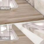 1pc 118.11inX0.5in Self Adhesive Quarter Round Molding Bendable Edge Trim for Wall Edge Corner Countertop Bathroom Kitchen Floor