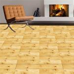 Thickened Faux Wood Grain Sticker, Peel-And-Stick DIY Bathroom Kitchen Floor Stickers, Wall Renovation Wallpaper Home Decoration