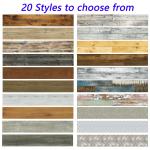 Thickened Faux Wood Grain Sticker, Peel-And-Stick DIY Bathroom Kitchen Floor Stickers, Wall Renovation Wallpaper Home Decoration